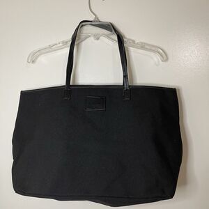 NWOT CLEOBELLA black canvas zip up large tote bag